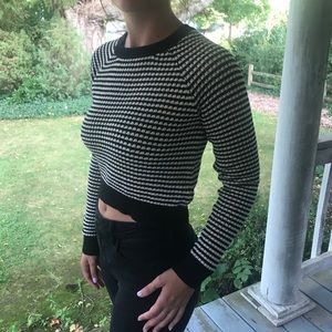 Black & white sweater